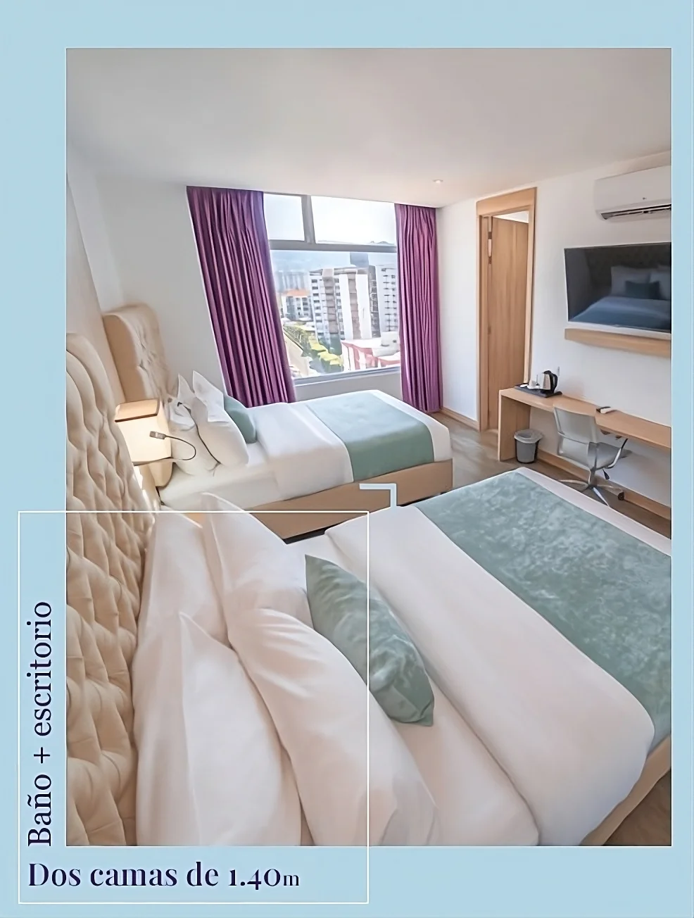 Habitación twin doble